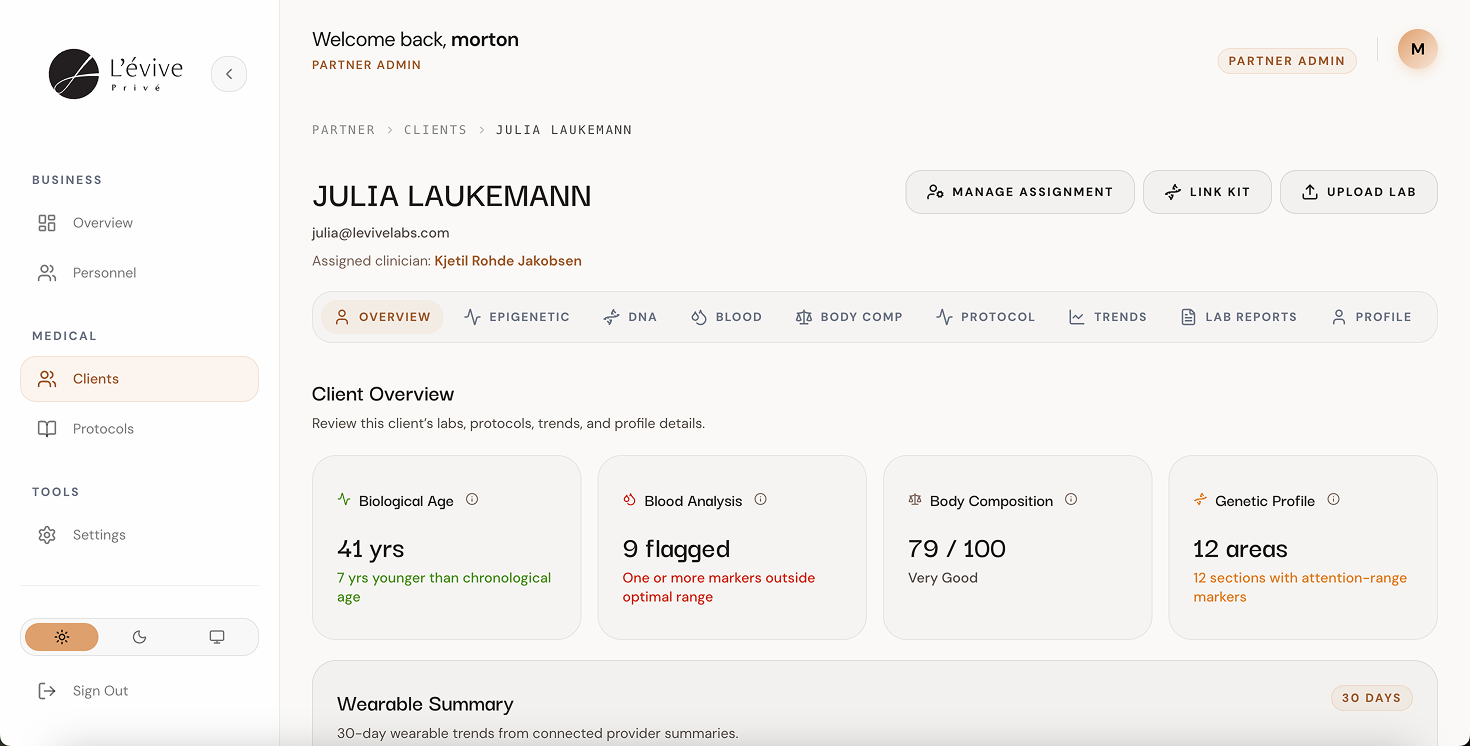 L'évive Privé Portal